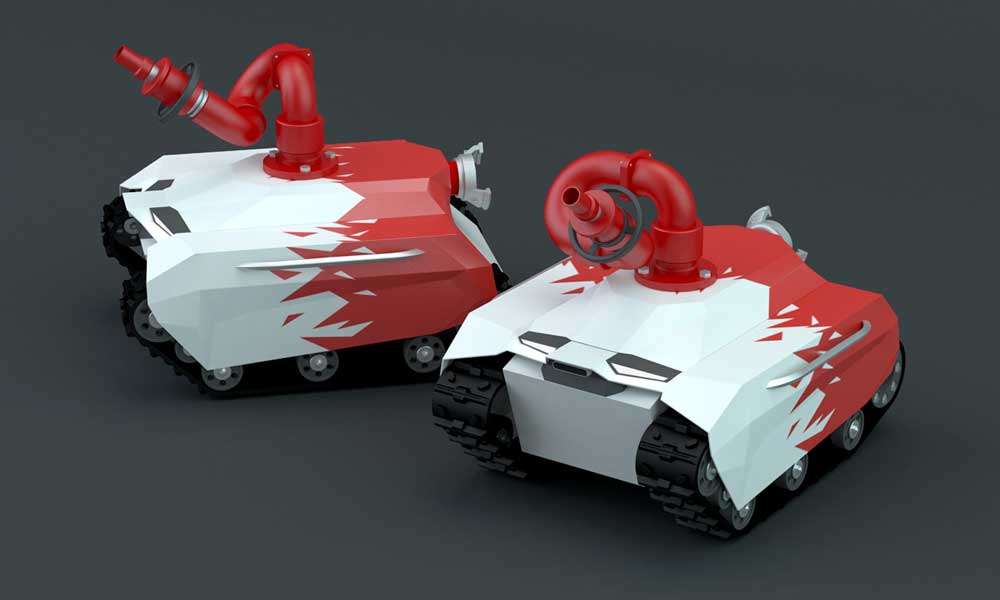 iTrend TrackReitar FFL - Firefighting robot